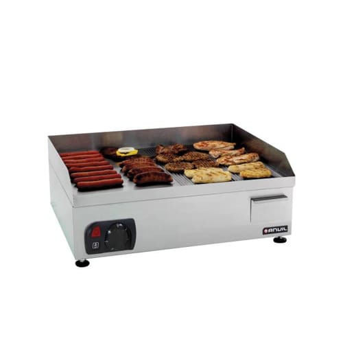 600mm Flat Top Grill Anvil Ribbed / Flat Elec Fta2600