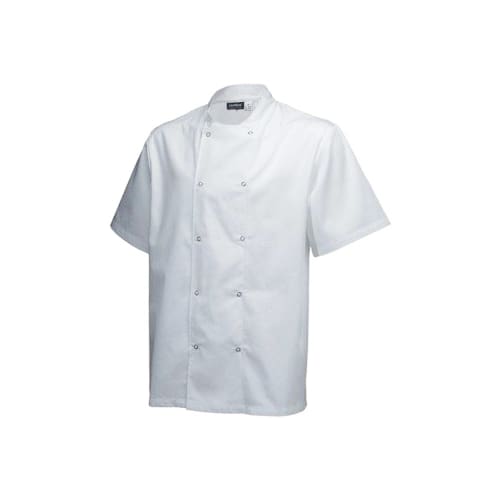 Chefs Uniform Jacket Laundry Coat Short - Large Chef E-quip Uni0020