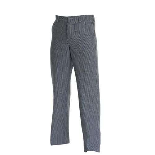 Chefs Uniform - Trousers Blue Check - Medium Chef E-quip Uni1032