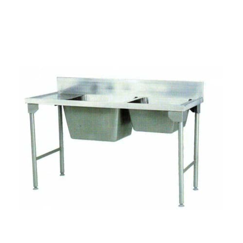 Combination Sink 1600mm Mild Steel Legs Right Sdsn1028o7
