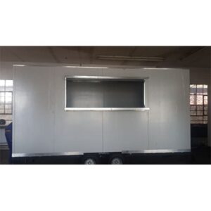 Mobile Kitchen Double Axle (one Braked) 6m x 2.1m x 2m C3 Mkdacu6m