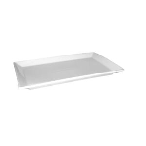 Prima - White - Rectangular Tray 35 x 14cm (12) Da-1081