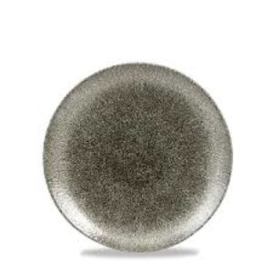 Raku Quartz Black Coupe Plate 26cm (12) Cc-rkbq-ev10.1
