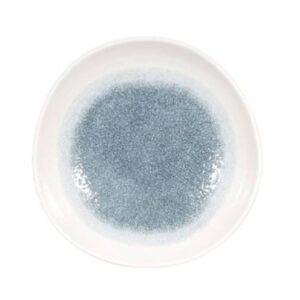 Raku Topaz Blue Organic Round Bowl 25.3cm (12) Cc-rktb-ogb1.1