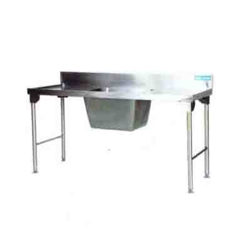 Single Pot Sink 1800mm S/steel Legs Left Ezwh1018o7