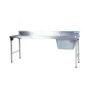 Single Pot Sink 2300mm S/steel Legs Right Ezwh1022o7