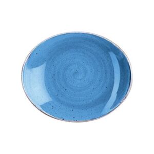 Stonecast - Cornflower Blue Oval Plate 19.2cm (12) Cc-scfs-op7.1
