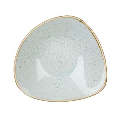 Stonecast - Duck Egg Blue Triangle Bowl 23.5cm (12) Cc-sdes-trb9.1