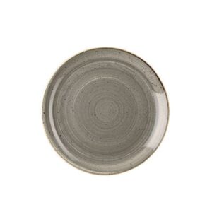 Stonecast - Peppercorn Grey Coupe Plate 21.7cm (12) Cc-spgs-evp8.1