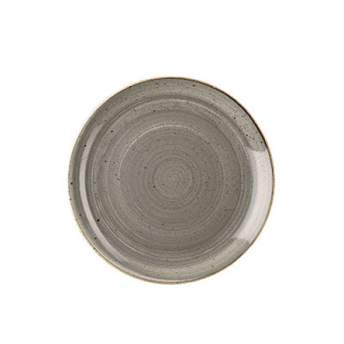 Stonecast - Peppercorn Grey Coupe Plate 21.7cm (12) Cc-spgs-evp8.1