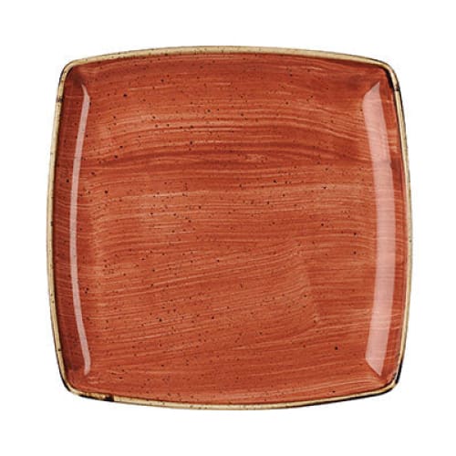 Stonecast-spiced Orange Deep Square Plate 26.8cm (6) Cc-ssos-ds10.1