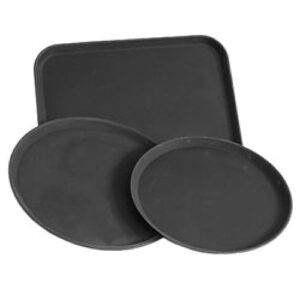 Tray Round Utility (black) 356mm Trn0356