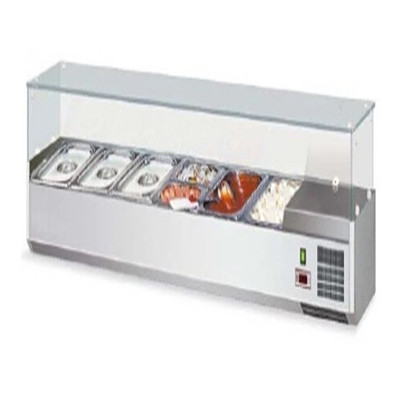 PACIFIC Pizza Ingredients Fridge Counter Top - 1200mm (Excl. Inserts)