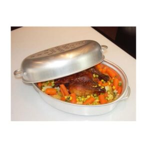 210 x 300 x 140 Mm Aluminum Small Oval Roaster Rsa0001