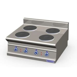 4 Plate 800mm Electric Boiling Top 700 Modular Series Prenox A620025