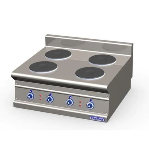 4 Plate 800mm Electric Boiling Top 700 Modular Series Prenox A620025