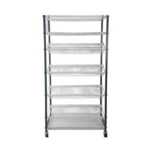 GATTO 400 Piece Mobile Crockery Rack - 152 Large + 152 Small + 2 Cup Racks