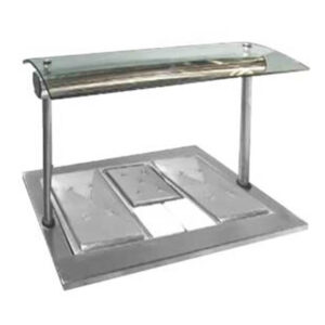 GATTO Three Plate Drop-In Carvery Unit w/ Spiked Plates & Small Cutting Board