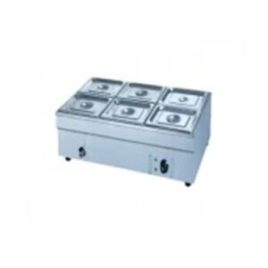GATTO Electric 6-Div Bain Marie - Incl. 6x GN1/2 & Lids