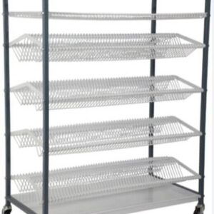 GATTO 600 Piece Mobile Crockery Rack - 212 Large + 212 Small + 2 Cup Racks