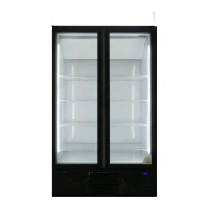 755l Upright Glass Door Freezer 2 Doors Commercial Eu720