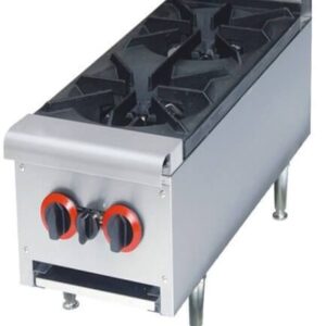 GATTO Gas 2 Burner Boiling Table - Counter Model