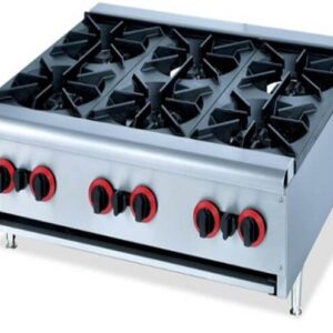 GATTO Gas 6 Burner Boiling Table - Counter Model