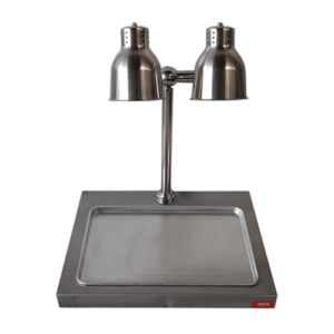 GATTO Double Overhead Carvery Unit w/ Removable Base - Excl. Globes