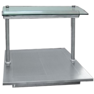 GATTO Drop-in Two Div Hot Plate w/ Sneeze Guard