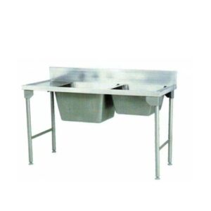 1700 S/STEEL Combination Sink Mild - Steel Legs