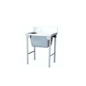 900 S/STEEL Single Bowl Sink Mild - Steel Legs