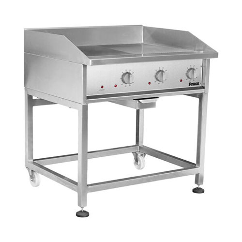 Griller Heavy Duty Half Flat/Half Ribbed Top Electric (900) Forge FRE0900